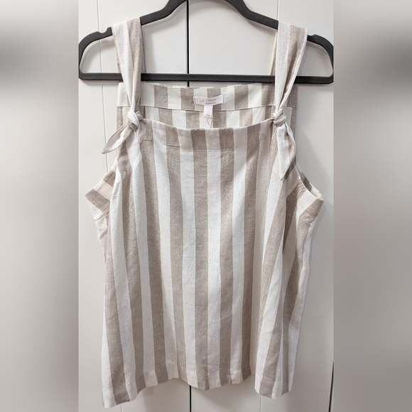 LC LAUREN CONRAD, Knotted-Strap Tank, Size Large. - Picture 4 of 11